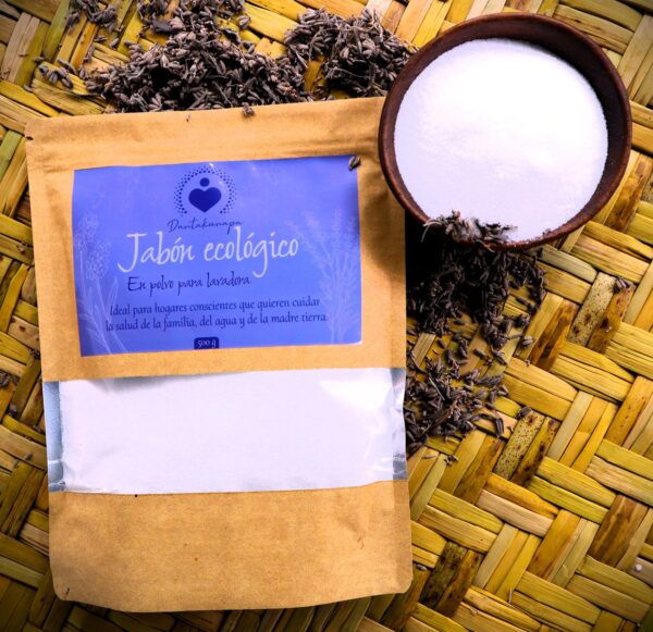 Jabón ecológico en polvo para lavadora